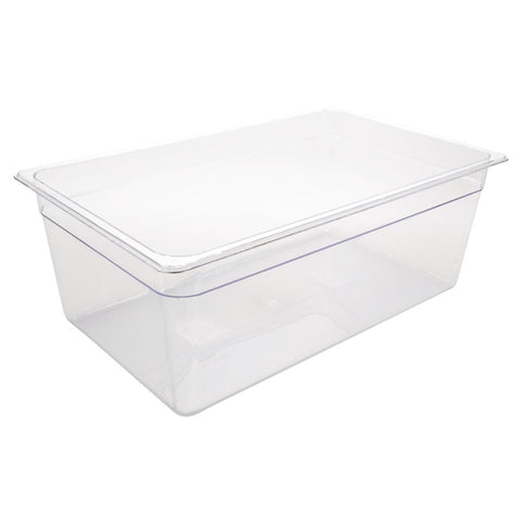 Vogue Polycarbonate 1/1 Gastronorm Container 200mm Clear