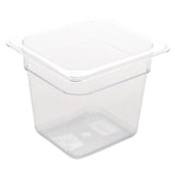 Vogue Polycarbonate 1/6 Gastronorm Container 150mm Clear