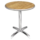 Bolero Round Flip Top Table Ash 600mm