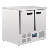 Polar G-Series Double Door Counter Fridge 240Ltr