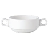 Steelite Simplicity White Handled Stacking Soup Cups 285ml