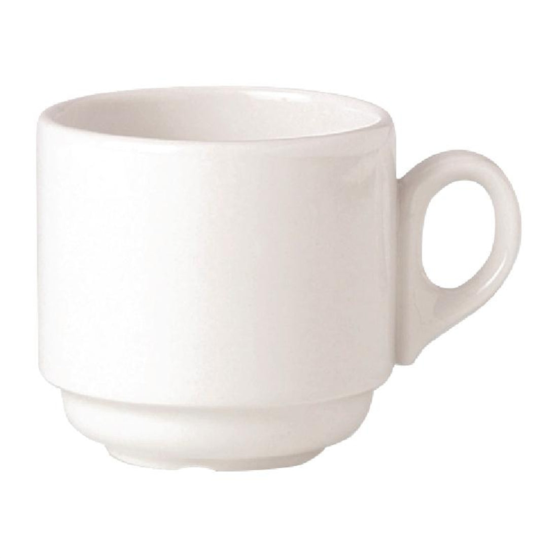 Steelite Simplicity White Atlanta Stacking Cups 212ml (Pack of 36)