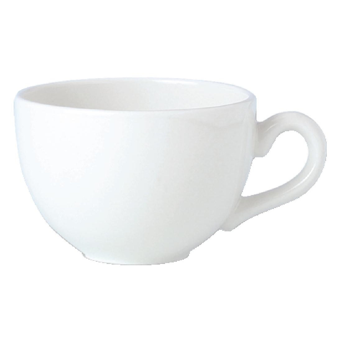 Steelite Simplicity White Low Empire Cups 227ml (Pack of 36)