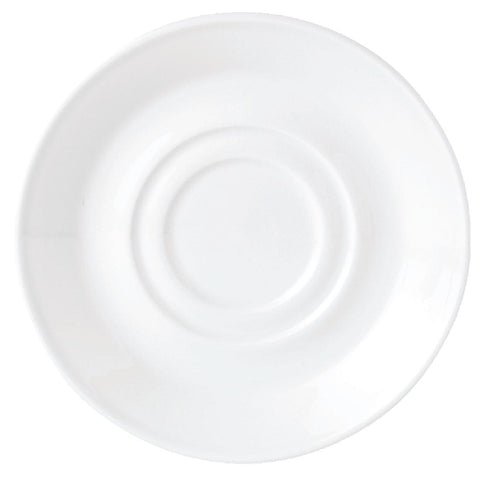 Steelite Simplicity White Low Cup Saucers 165mm