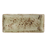 Steelite Craft Green Rectangular Platters 370 x 165mm (6 Pack)