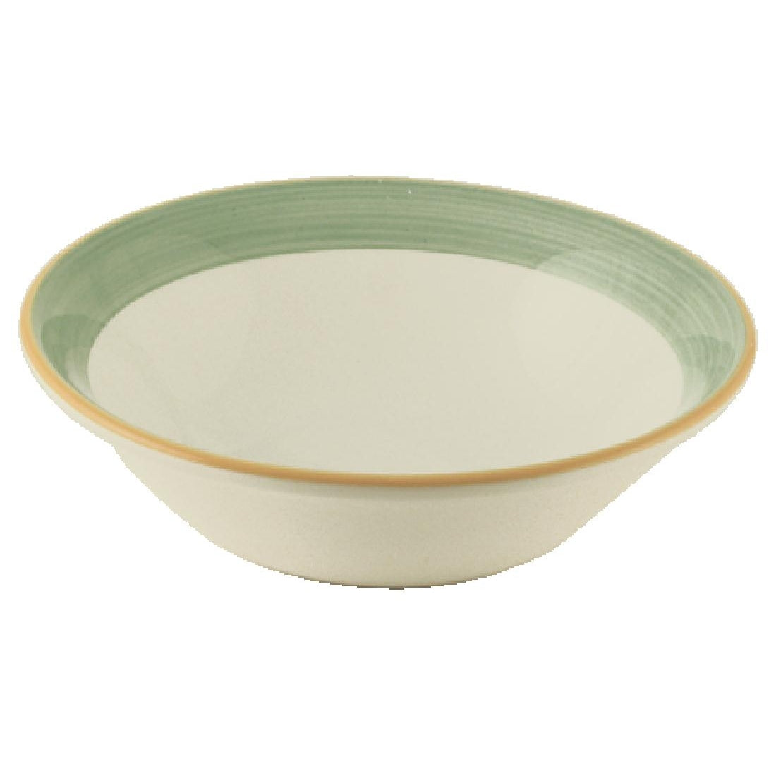 Steelite Rio Green Oatmeal Bowls 165mm (36 Pack)