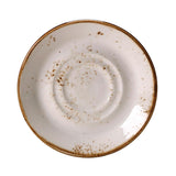 Steelite Craft White Stand and Saucer Double Well Large (36 Pack)