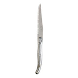 Laguiole Serrated Steak Knives Vintage Stainless Steel Handle (6 Pack)