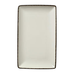 Steelite Charcoal Dapple Rectangle One Plates 270 x 167mm (6 Pack)