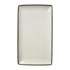 Steelite Charcoal Dapple Rectangle Three Plates 330 x 190mm (6 Pack)