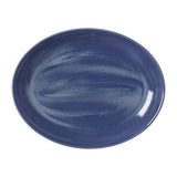 Steelite Revolution Bluestone Oval Coupe Plates 342mm (12 Pack)