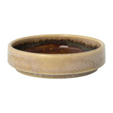 Steelite Aurora Vesuvius Amber Round Stacking Trays 100mm (12 Pack)