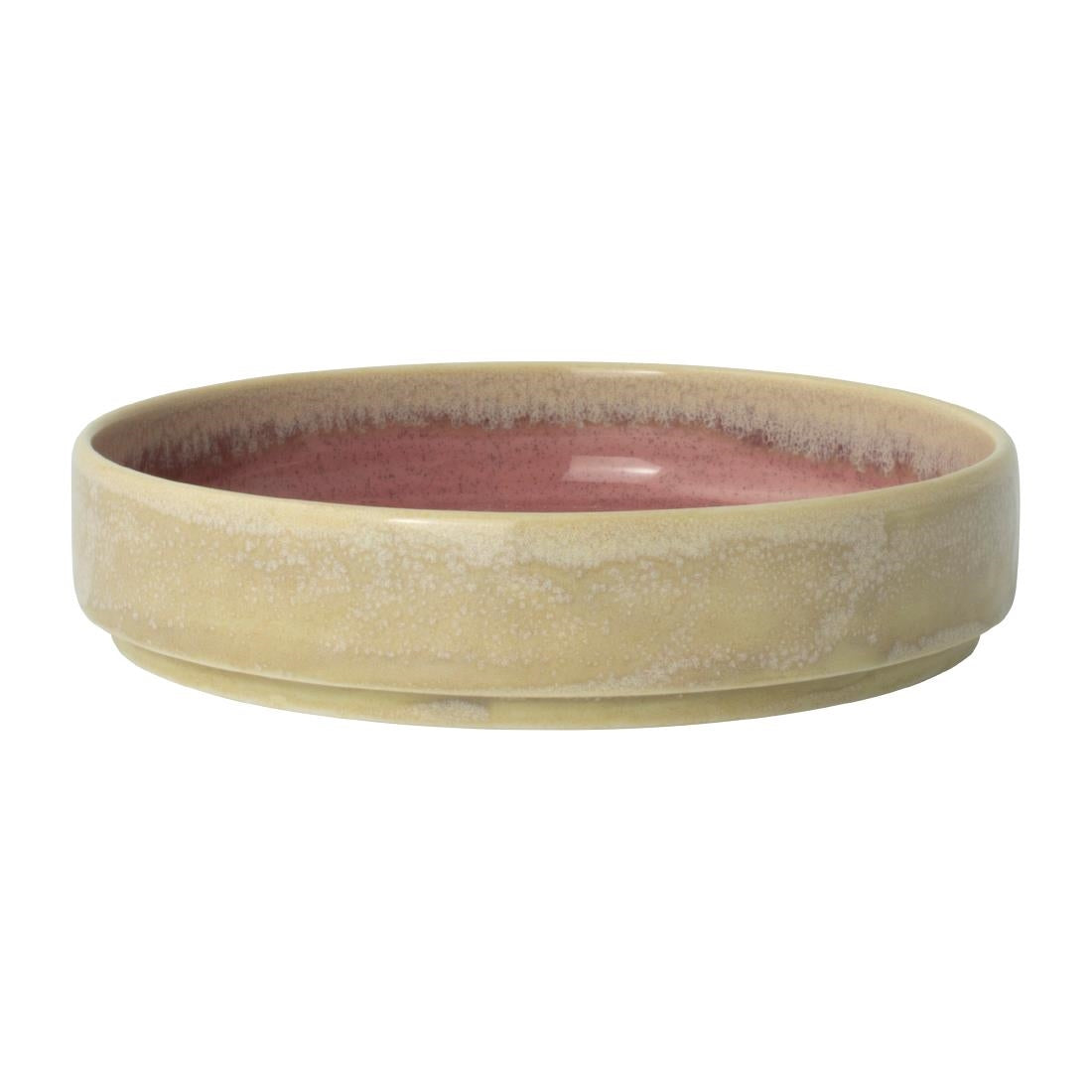 Steelite Aurora Vesuvius Rose Quartz Trays Round 140mm (12 Pack)
