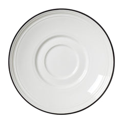 Steelite Bead Black Band Saucers 150mm (12 Pack)