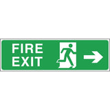 Fire Exit Sign Arrow Right