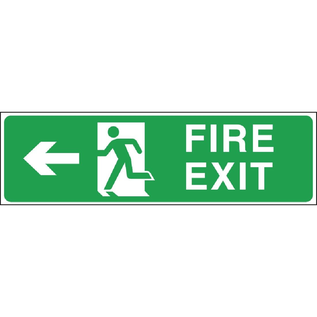 Fire Exit Sign Arrow Left