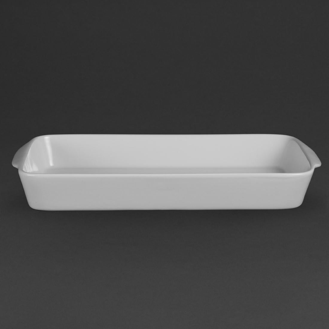 Olympia Whiteware Rectangular Roasters 395x 219mm (6 Pack)