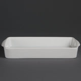 Olympia Whiteware Rectangular Roasters 305x 163mm (6 Pack)