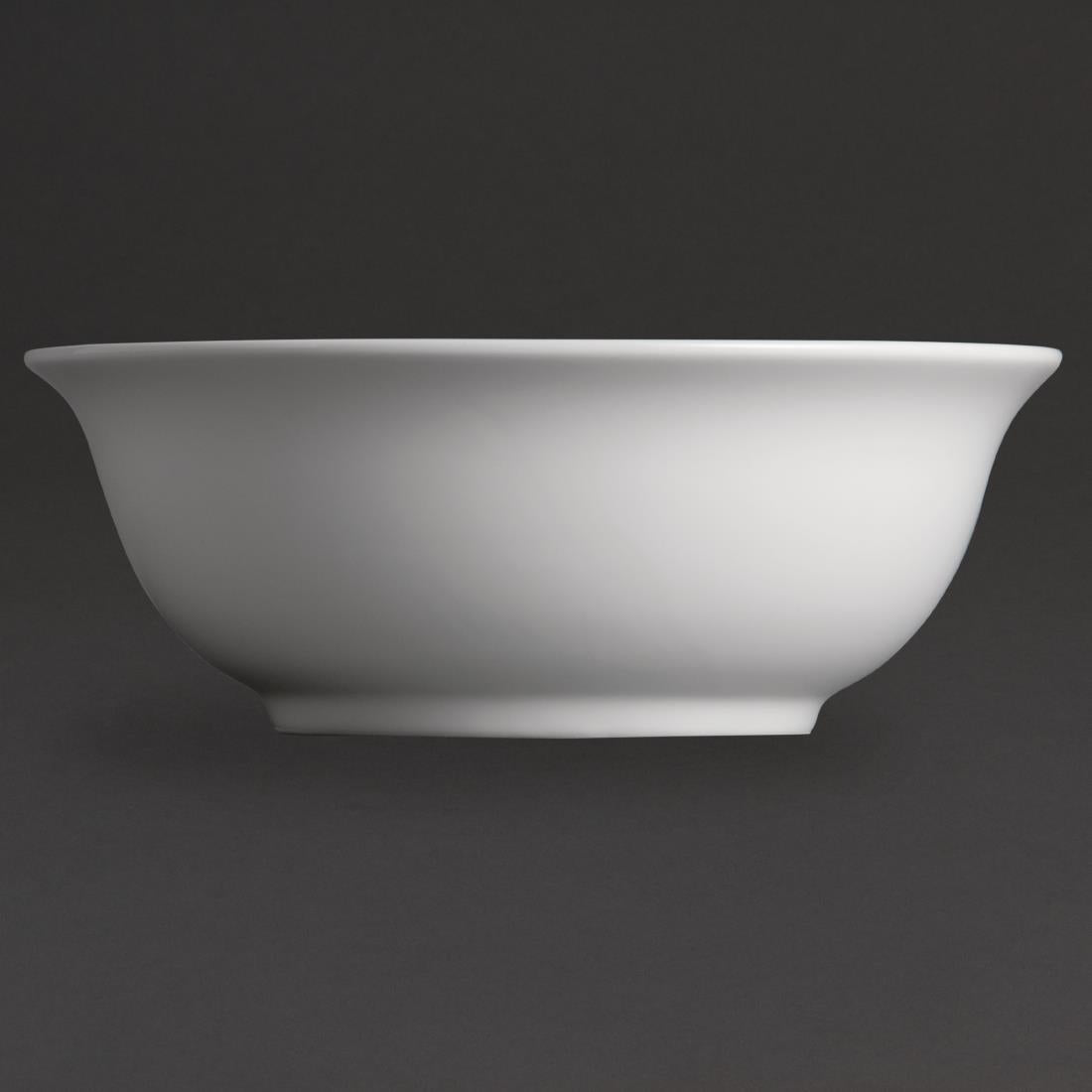 Olympia Whiteware Salad Bowls 235mm (Pack of 6)