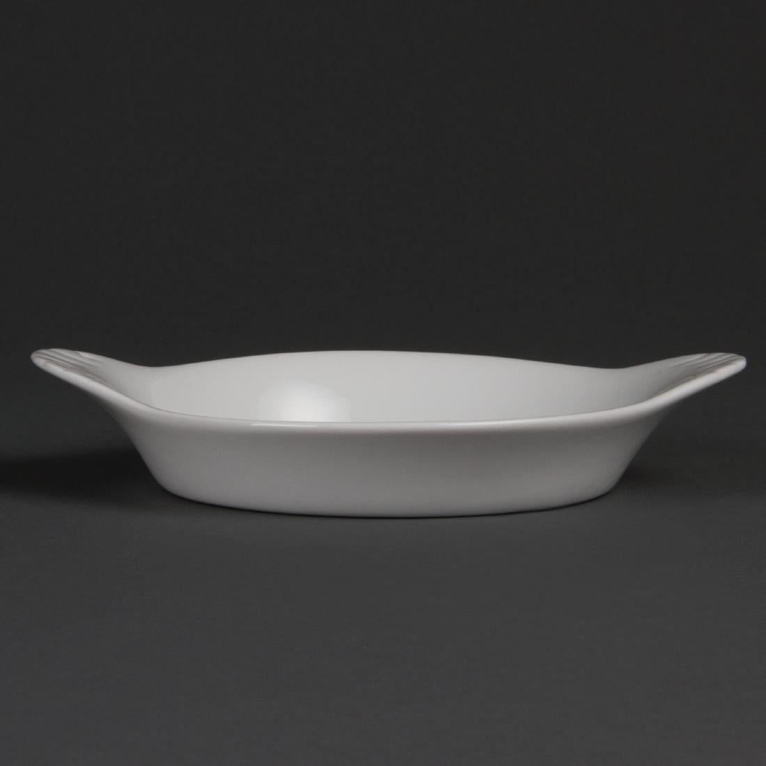 Olympia Whiteware Round Eared Dishes 192x 151mm (6 Pack)