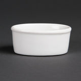 Olympia Whiteware Oval Ramekins 105mm (12 pack)