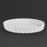 Olympia Whiteware Flan Dishes 265mm (6 Pack)