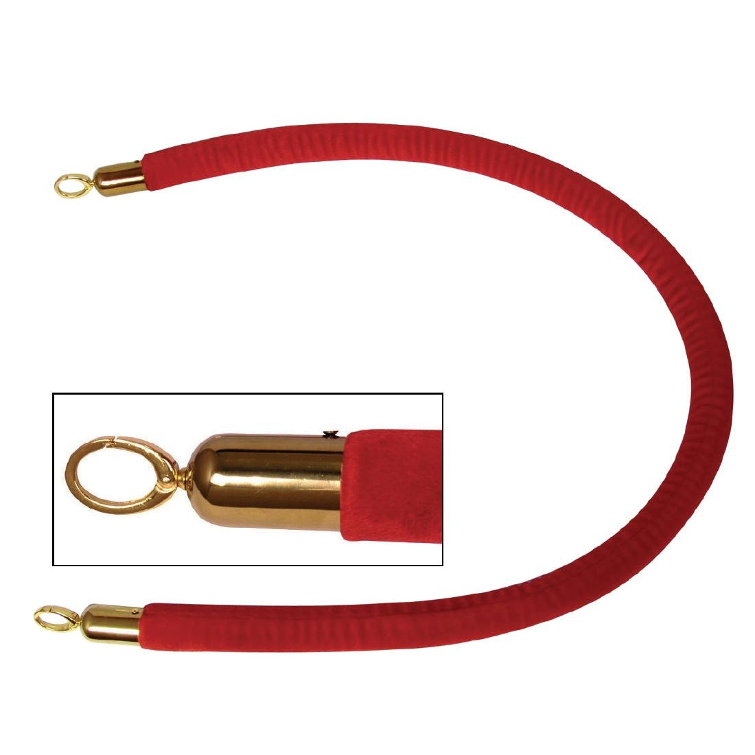 Bolero Red Barrier Rope 1.5m