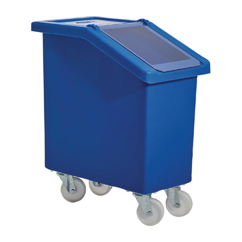 Mobile Ingredient Bin 65Ltr Blue