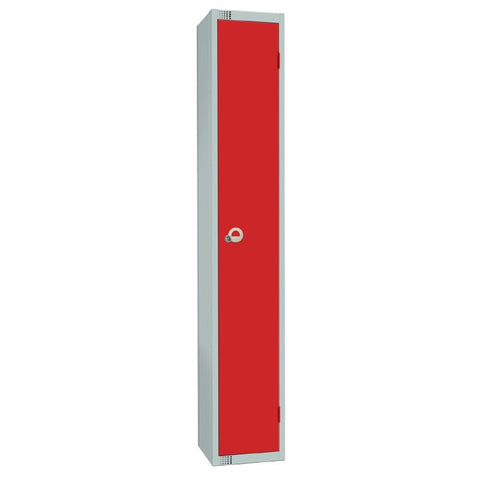 Elite Single Door Manual Combination Locker Locker Red