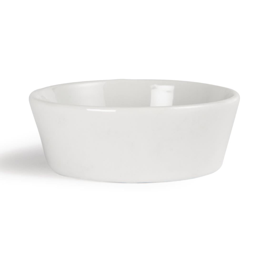 Olympia Whiteware Miniature Circle Dishes 75mm (12 pack)
