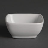 Olympia Whiteware Miniature Rounded Square Dishes 60mm (12 pack)