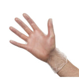 Vogue Powdered Vinyl Gloves Large (100 Pack)