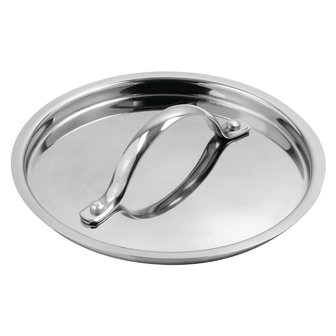 Vogue Stainless Steel & Aluminium Tri-Wall Saucepan Lid 16cm