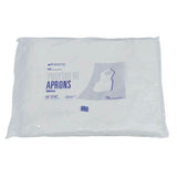 Disposable Polythene Bib Aprons White (Pack of 100)