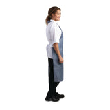 Whites Waterproof Unisex Bib Apron Blue and White