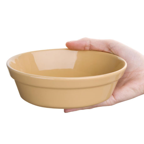 Olympia Stoneware Oval Pie Bowls 161 x 116mm (Pack of 6)