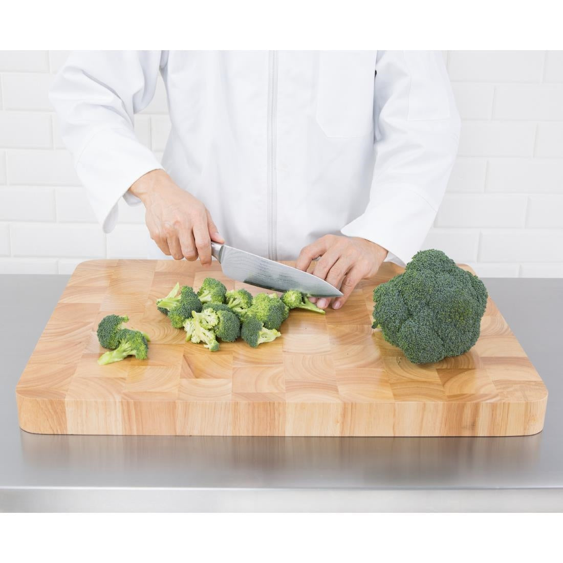 Vogue Rectangular Wooden Chopping Board Large