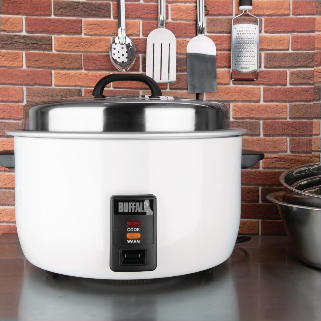 Buffalo Large Commercial Rice Cooker 10Ltr