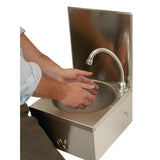 Basix Stainless Steel Knee Operated Hand Wash Basin