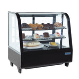 Polar Chilled Food Display 100Ltr Black