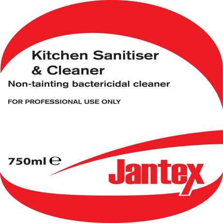 Jantex Kitchen Cleaner and Sanitiser Ready To Use 750ml