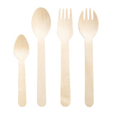 Fiesta Compostable Individually Wrapped Wooden Forks (Pack of 500)