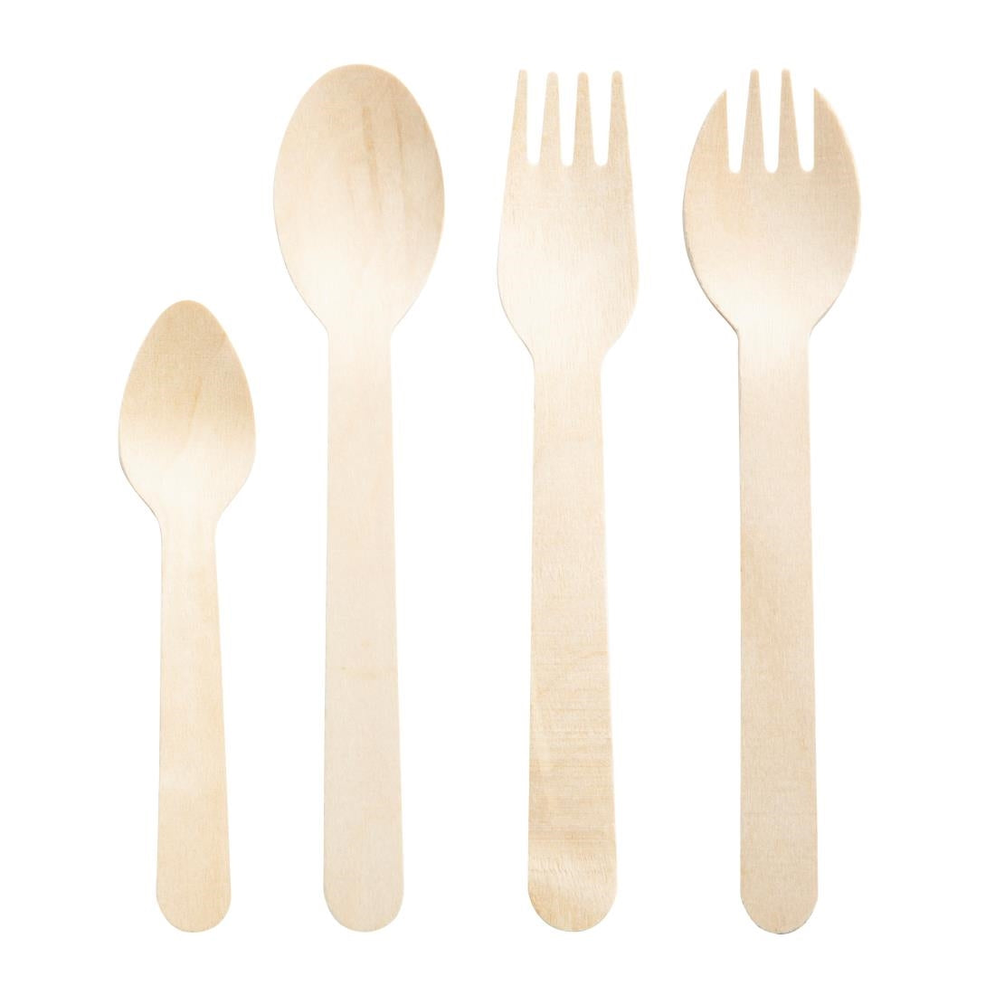 Fiesta Compostable Individually Wrapped Wooden Sporks (Pack of 500)