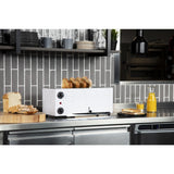 Rowlett Regent 6 Slot Toaster White with 2x Additional Elements