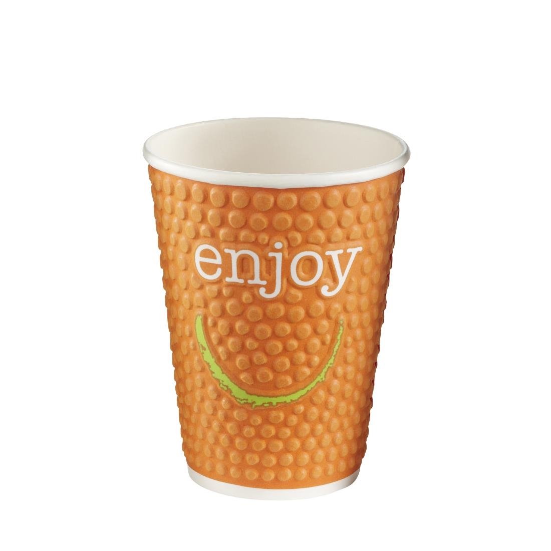 Huhtamaki Enjoy Double Wall Disposable Hot Cups 340ml / 12oz (Pack of 680)