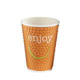 Huhtamaki Enjoy Double Wall Disposable Hot Cups 340ml / 12oz (Pack of 680)