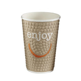 Huhtamaki Enjoy Double Wall Disposable Hot Cups 455ml / 16oz (Pack of 560)