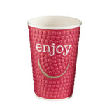 Huhtamaki Enjoy Double Wall Disposable Hot Cups 455ml / 16oz