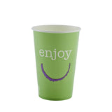 Huhtamaki Enjoy Paper Cold Cups 455ml / 16oz Single Wall