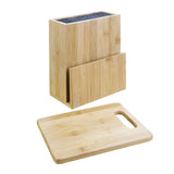 Vogue Wooden Universal Knife Block and Chopping Board